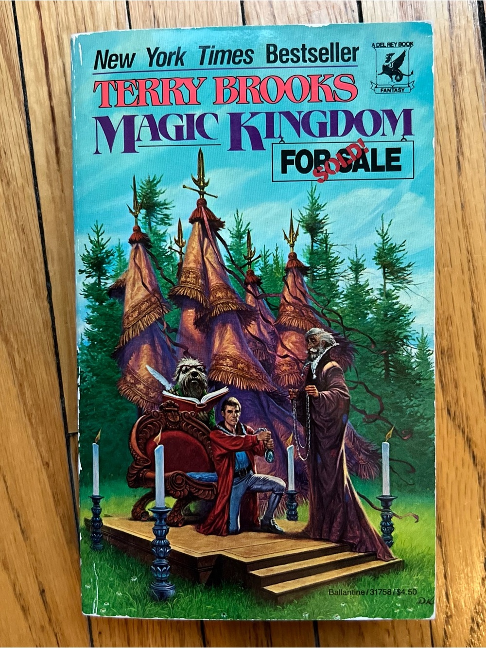 Vintage Fantasy Book — “Magic Kingdom for Sale” Terry Brooks, Vintage